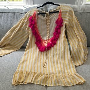 Tassel back/scoop back dress